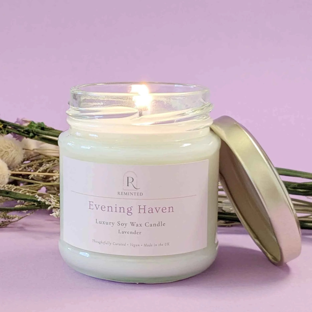 Lavender Luxury Soy Wax Candle | Evening Haven Collection
